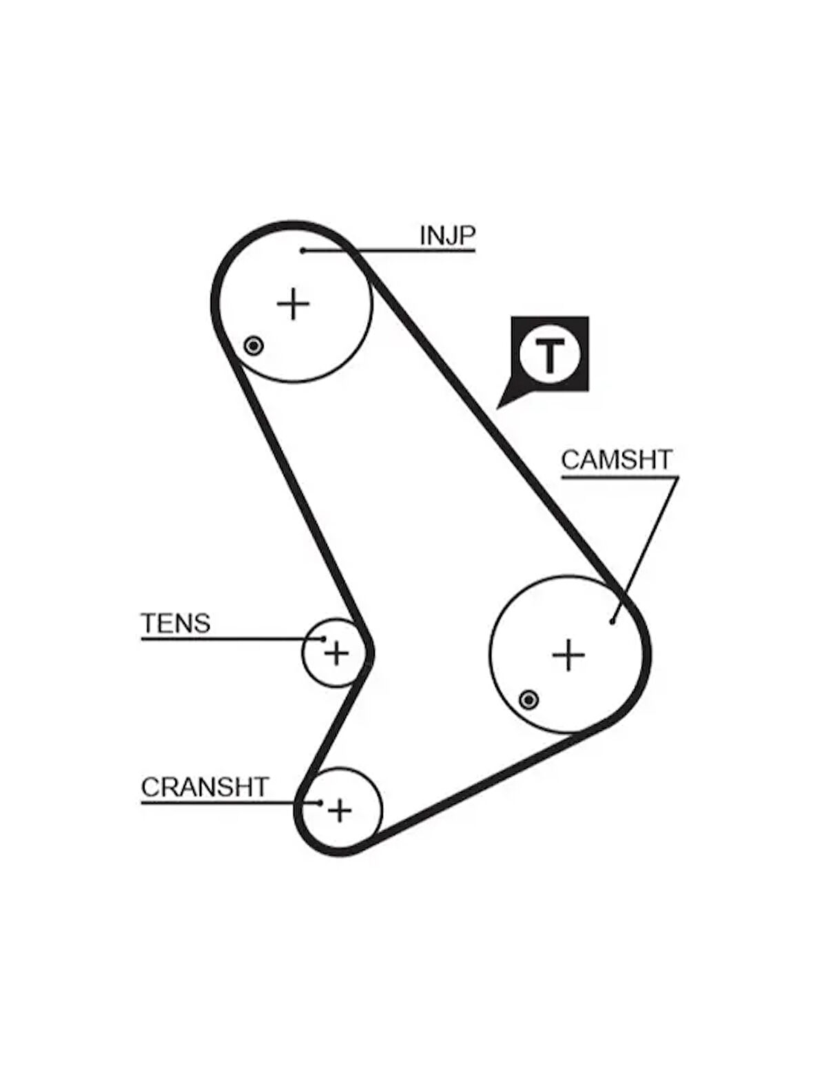 TRIGER KAYISI (130x254) 130DIS (GD130LH254) CT512 TRANSIT T12-T15 2,5 DIZEL 8891