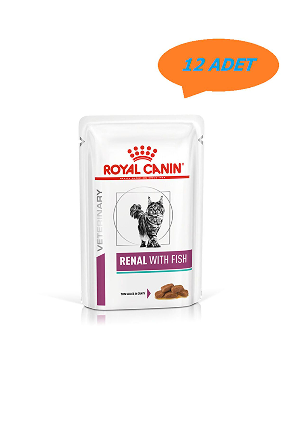 Renal with Fish Balık Etli Kedi Yaş Maması 12 x 85gr