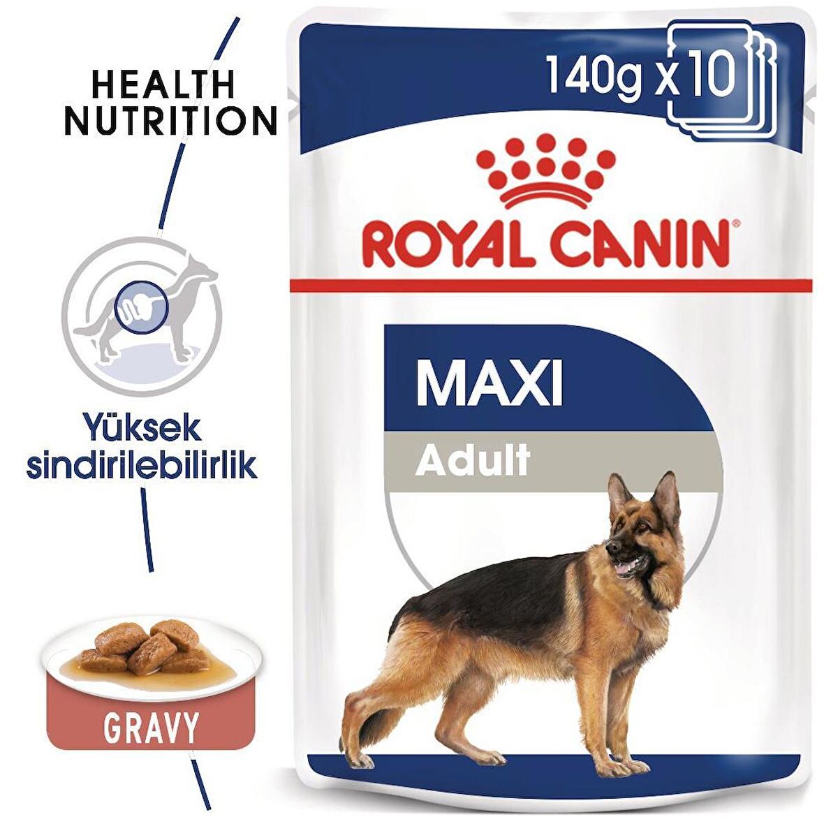 Royal Canin Maxi Adult Köpek Yaş Maması 10X140 Gr