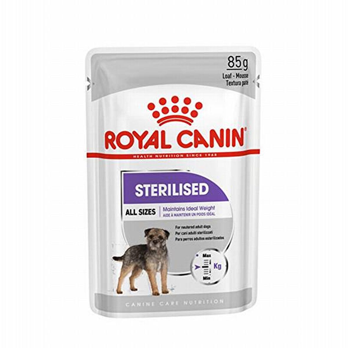 Royal Canin Sterilised Kümes Hayvanlı Tüm Irklar Kısırlaştırılmış Yaş Köpek Maması 85 gr