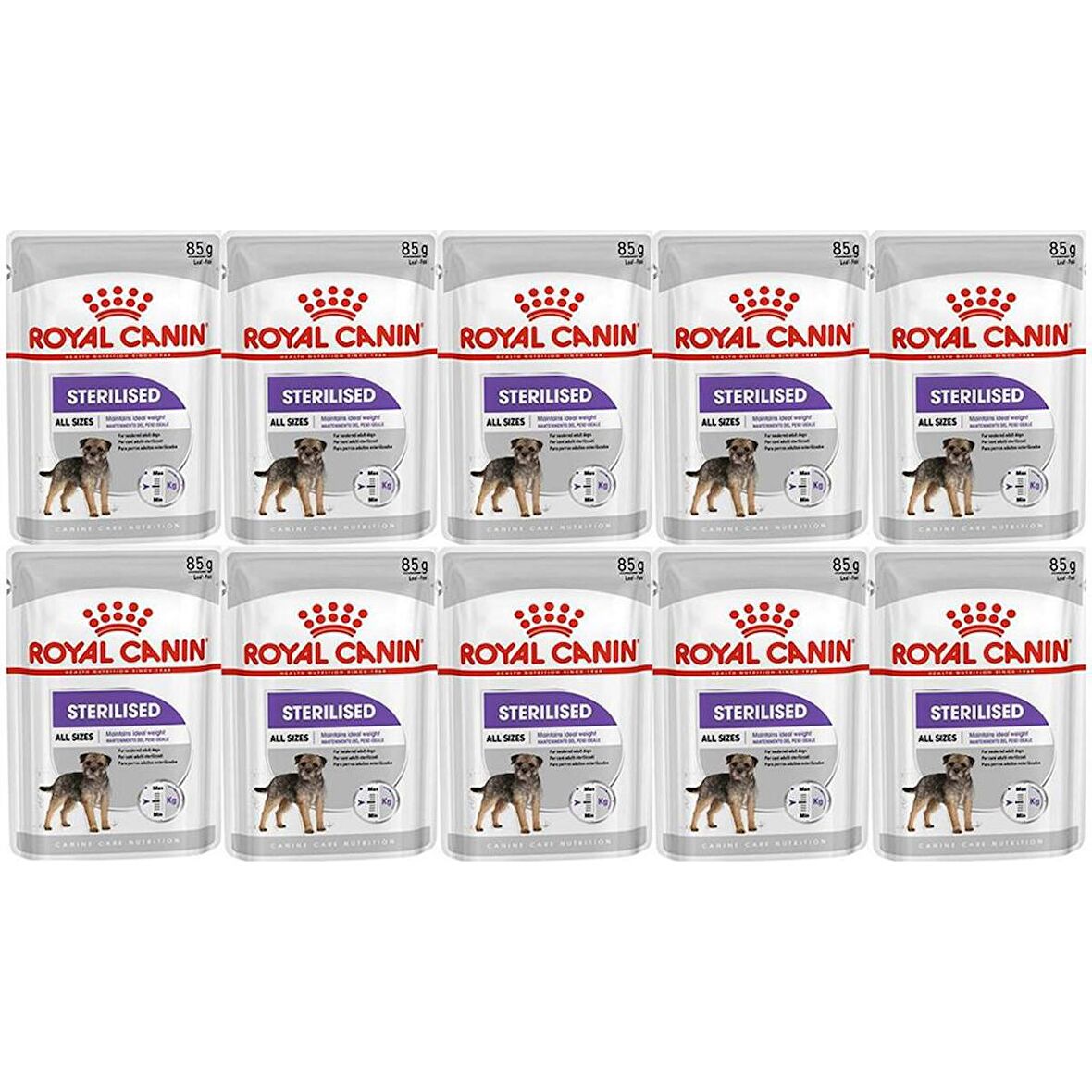 Royal Canin CCN Sterilised Pouch Köpek Yaş Maması 85gr*10 Adet