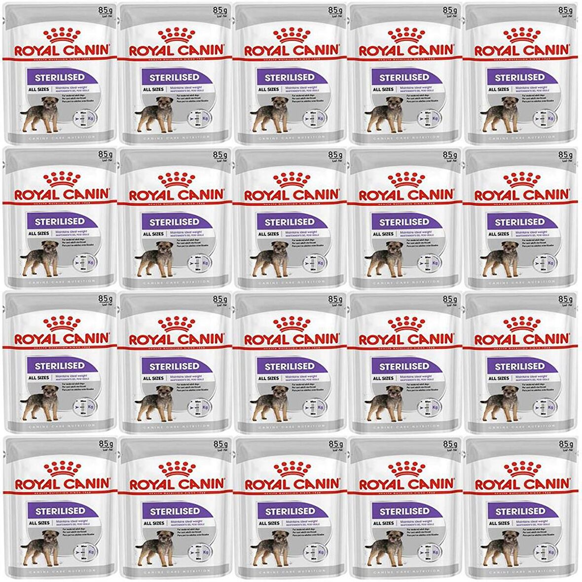 Royal Canin CCN Sterilised Pouch Köpek Yaş Maması 85gr*20 Adet