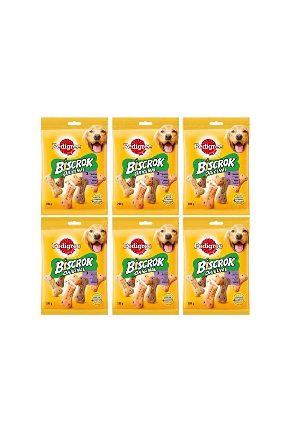 Biscrok Köpek Ödül Maması 200 Gr X 6 Ad