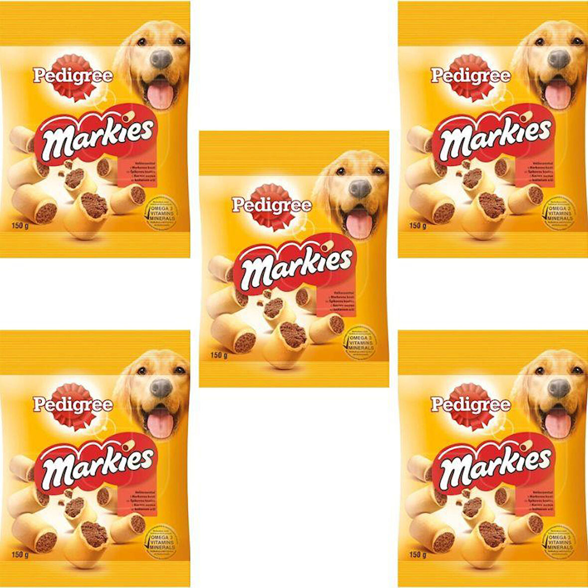 Pedigree Markies Original Köpek Ödül Bisküvisi 150 Gr X 5 Adet