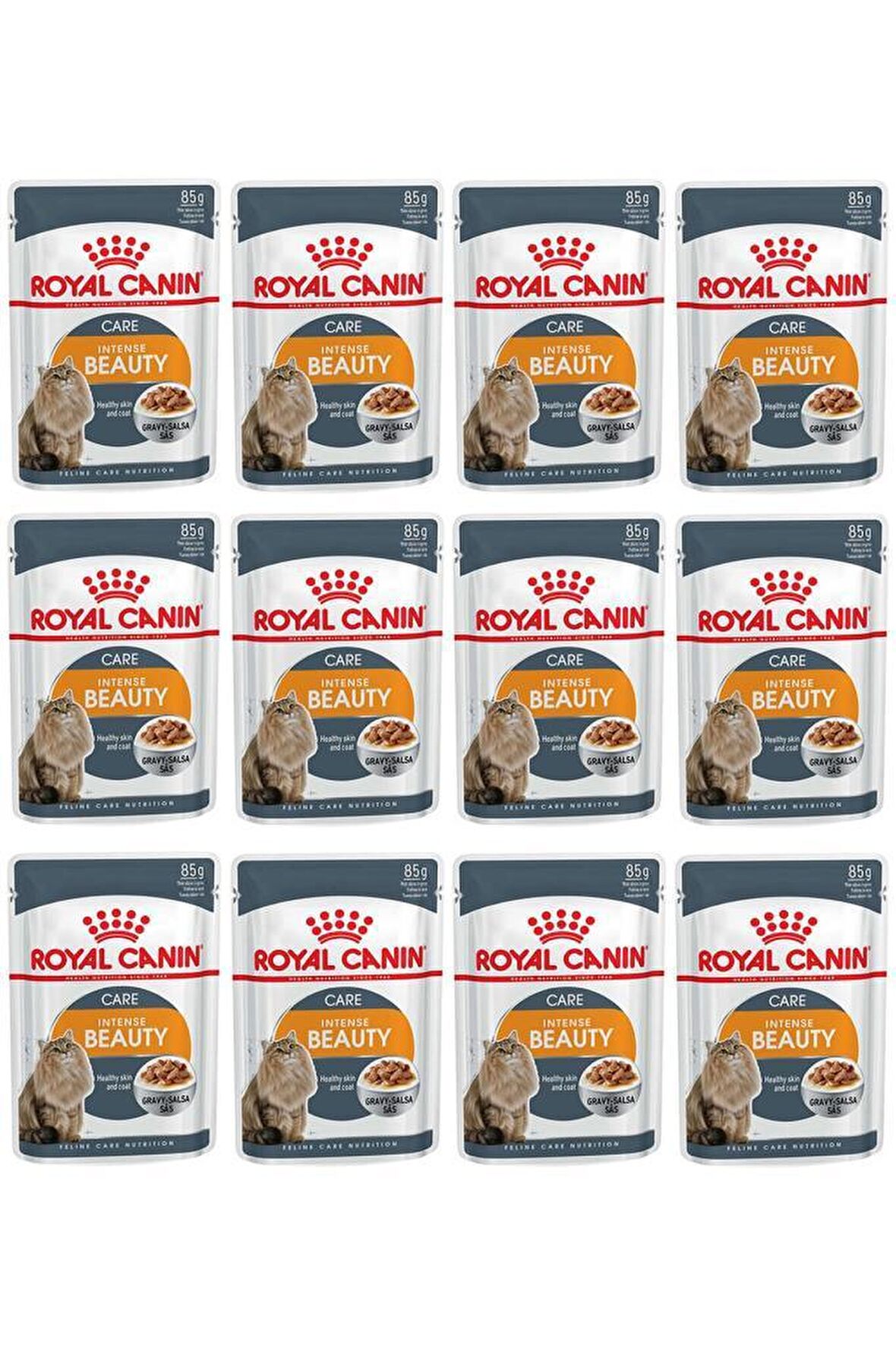 Royal Canin Intense Beauty Yetişkin Kedi Konservesi 85gr 12 Adet