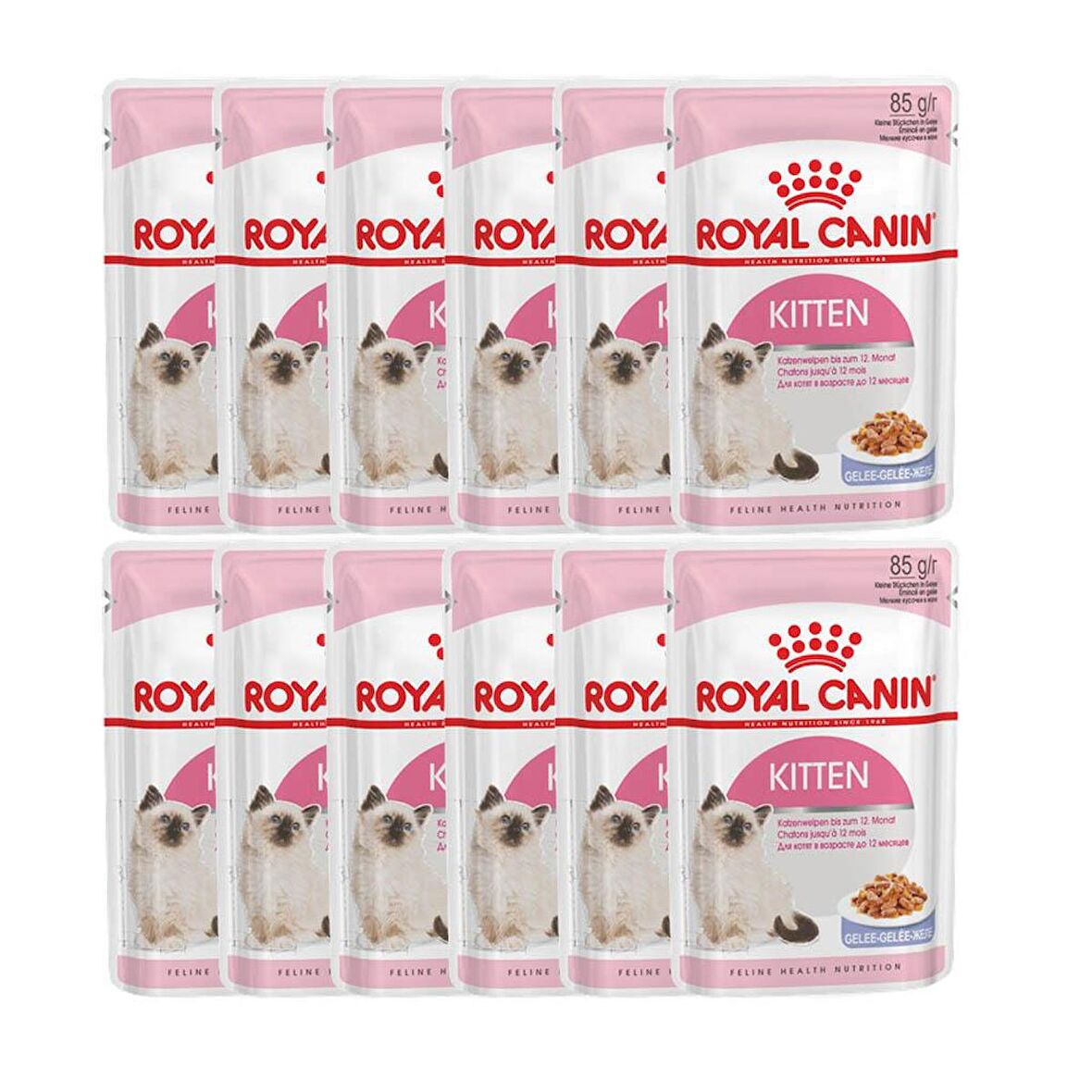 ROYAL CANIN KITTEN JELLY 85G x 12 Adet