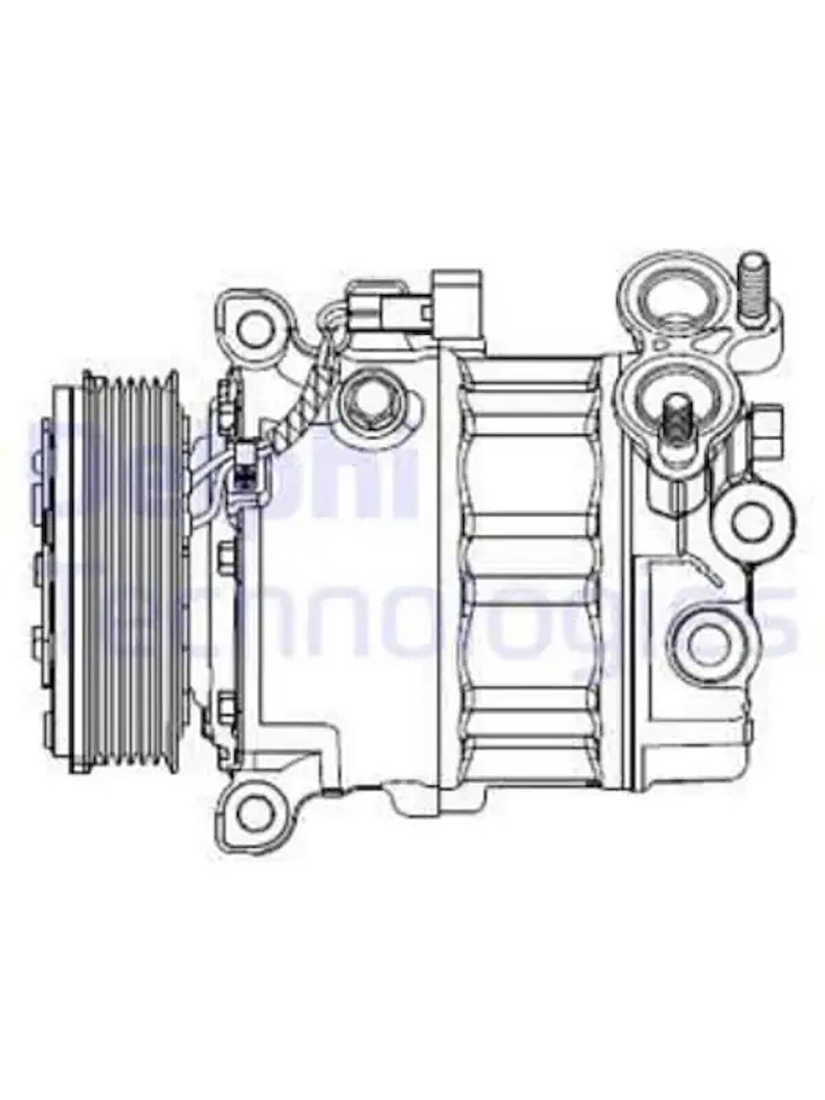 KLIMA KOMPRESOR KOMPLE FORD C MAX 11 1.6 TDCI  FOCUS III 11 1.6 TDCI  S MAX 1.6 TDCI 11 MONDEO 1.