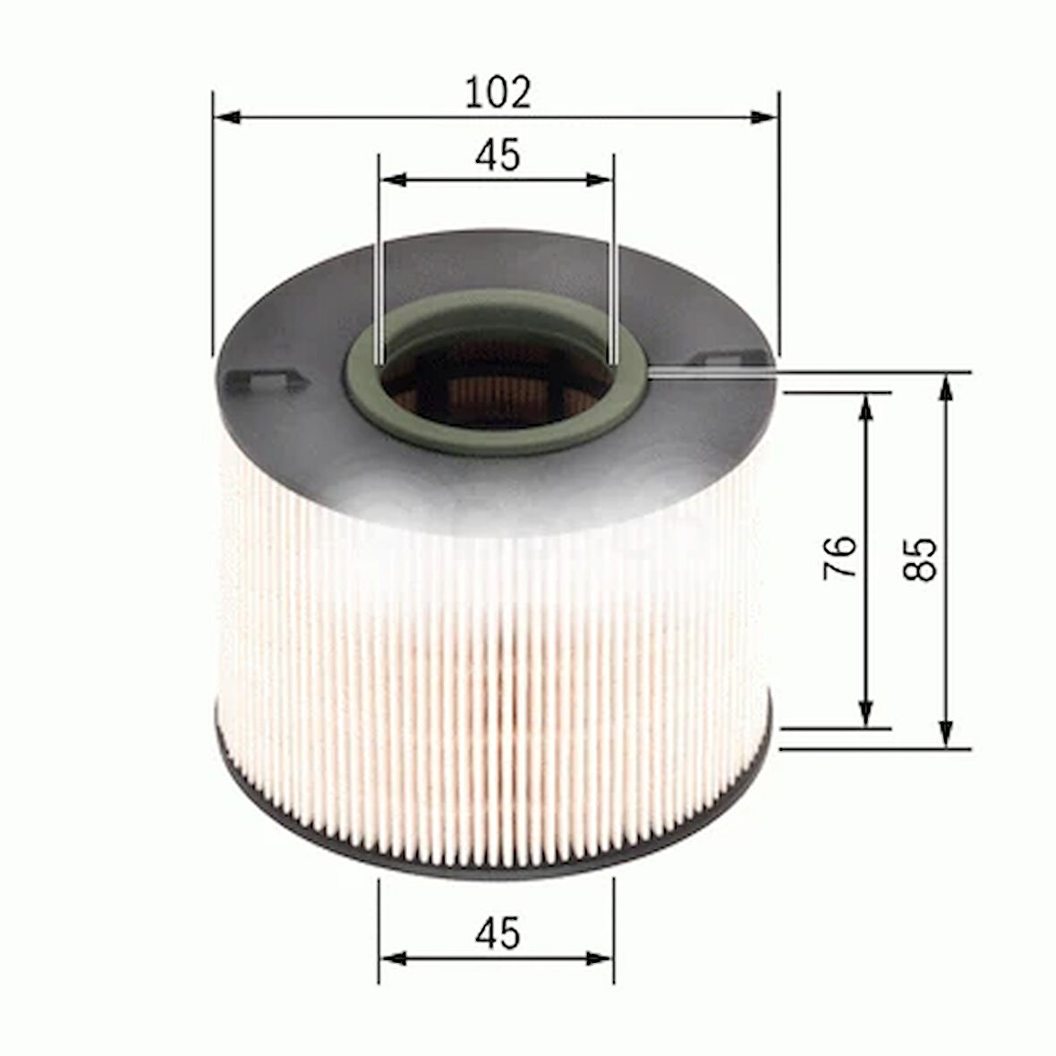 YAKIT FİLTRESİ TOUAREG 1 3.0TDI 02-. AUDİ Q7 4L 1 3.0 TDI. 4.2 TDI SU AYRAÇLI KAĞIT PU 1033X-PE 973/6-KX 192 7L6127434B