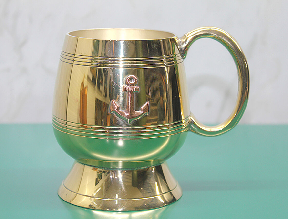 Pirinç Çapalı Kupa Bardak 