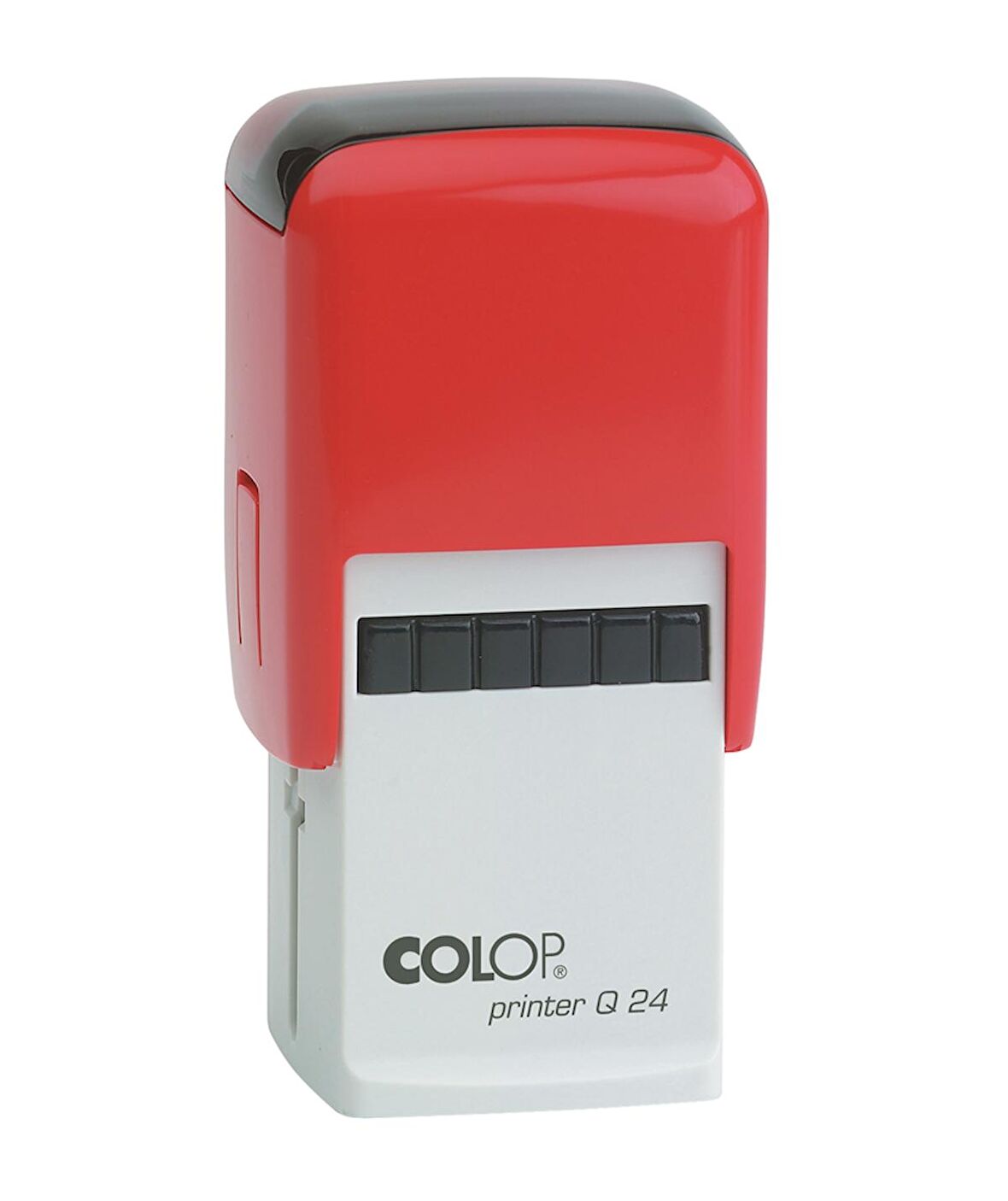 COLOP Q24 KARE KIRMIZI KASA SİYAH KEÇE - 24X24MM