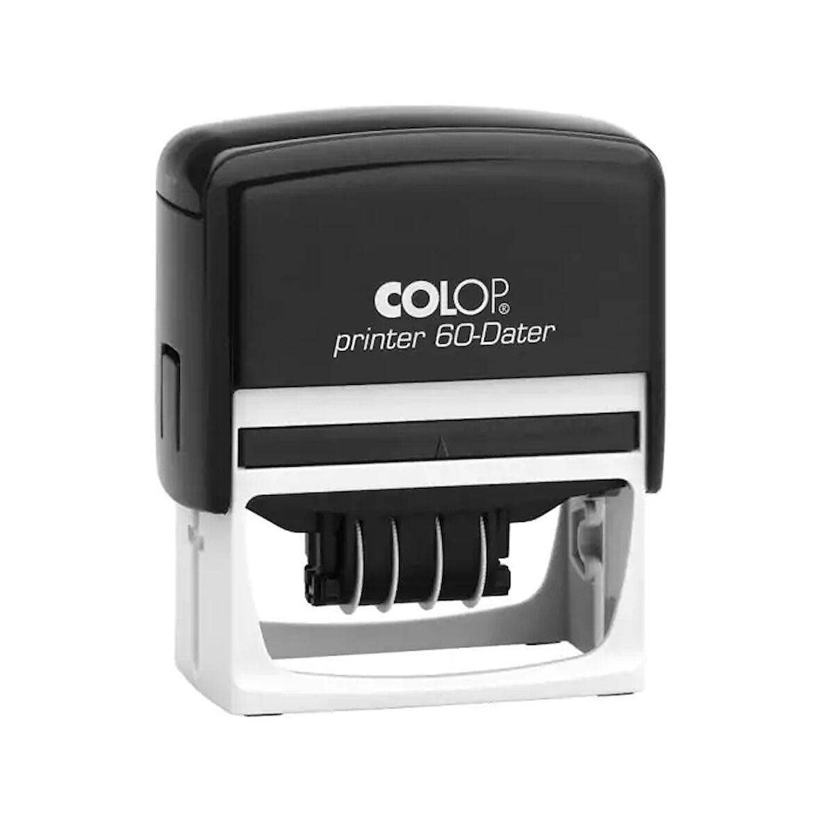 COLOP PRINTER 60 NUMARATÖR/TARİH(TR) SİYAH KASA SİYAH KEÇE - 37X76MM