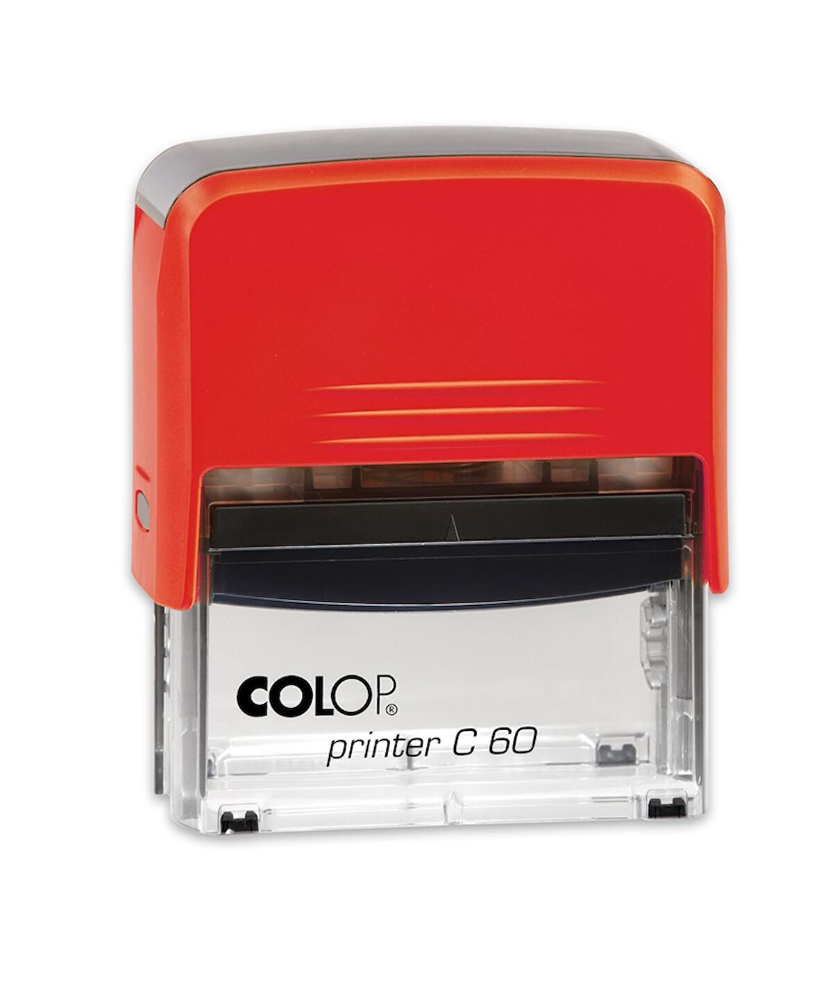 COLOP PRINTER C60 KIRMIZI KASA SİYAH KEÇE - 37X76MM