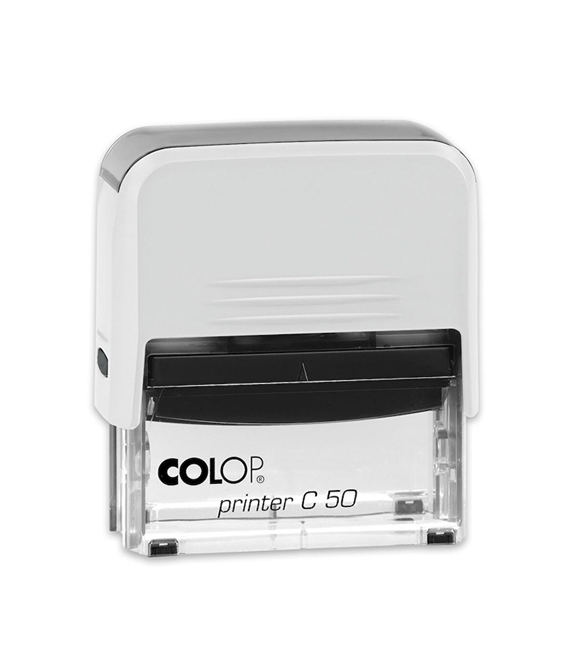 COLOP PRINTER C50 BEYAZ KASA SİYAH KEÇE - 30X69MM