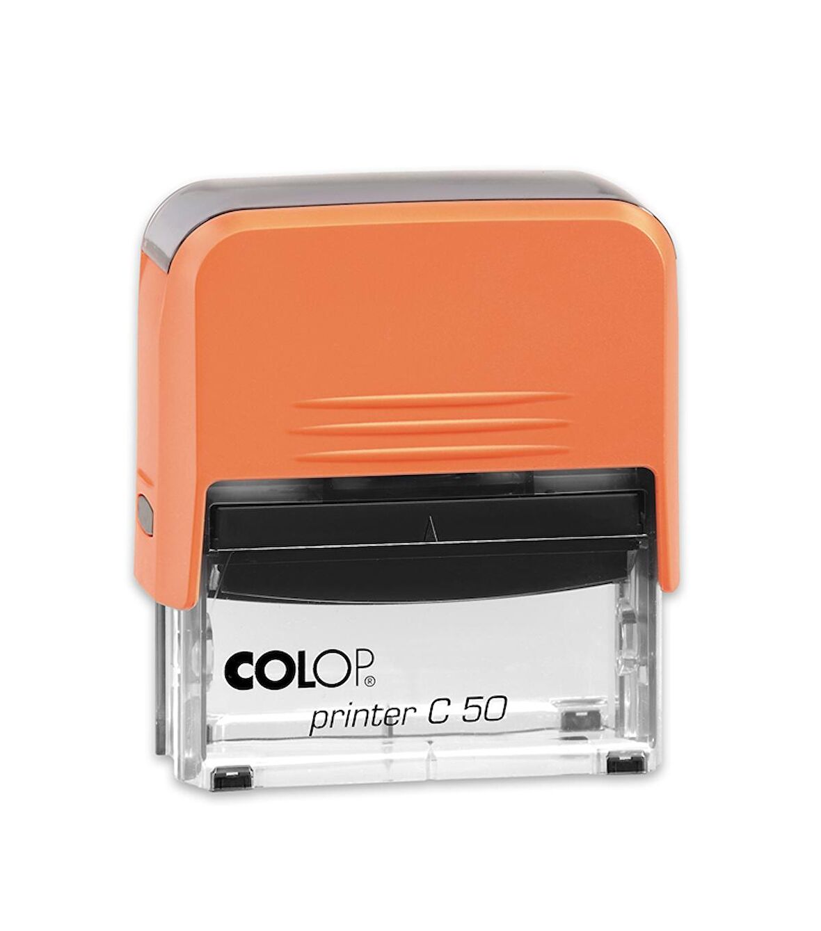 COLOP PRINTER C50 TURUNCU KASA SİYAH KEÇE - 30X69MM