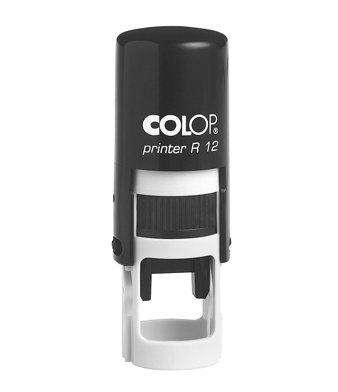 COLOP R12 YUVARLAK SİYAH KASA KURU KEÇE - 12MM