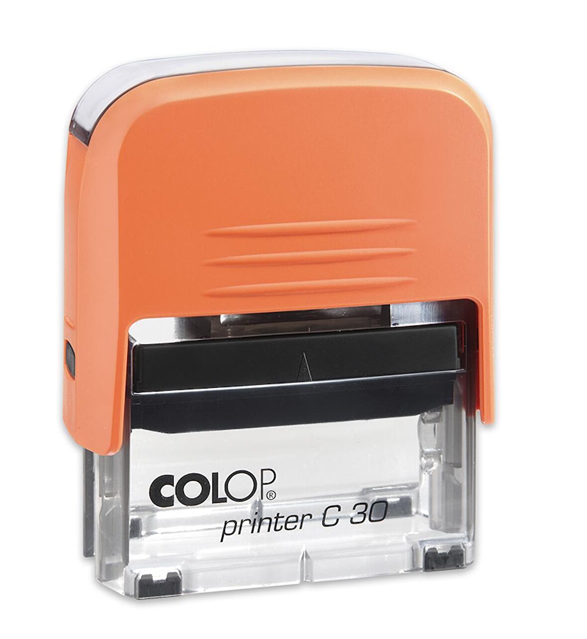 COLOP PRINTER C30 TURUNCU KASA MAVİ KEÇE - 18X47MM