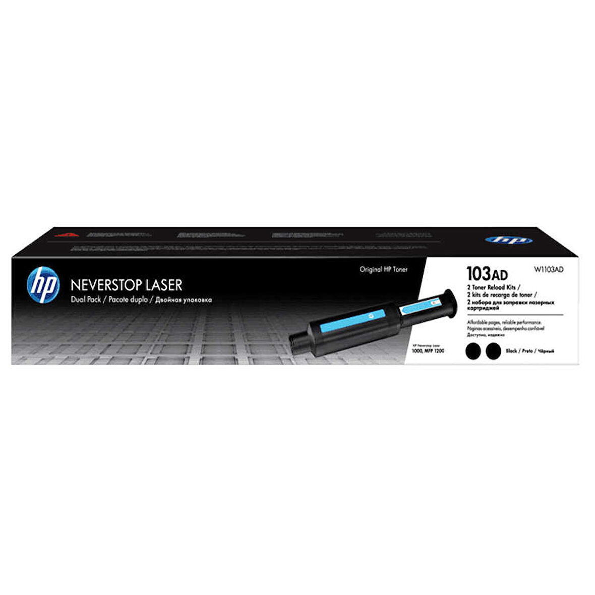 HPZR Hp 103AD-W1103AD Neverstop Orjinal Laser Toner İkili Paket