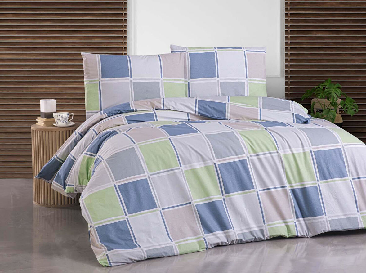 Menderes Home Cotton Collection Ranforce Tek Kişilik Nevresim Takımı Rubicupe