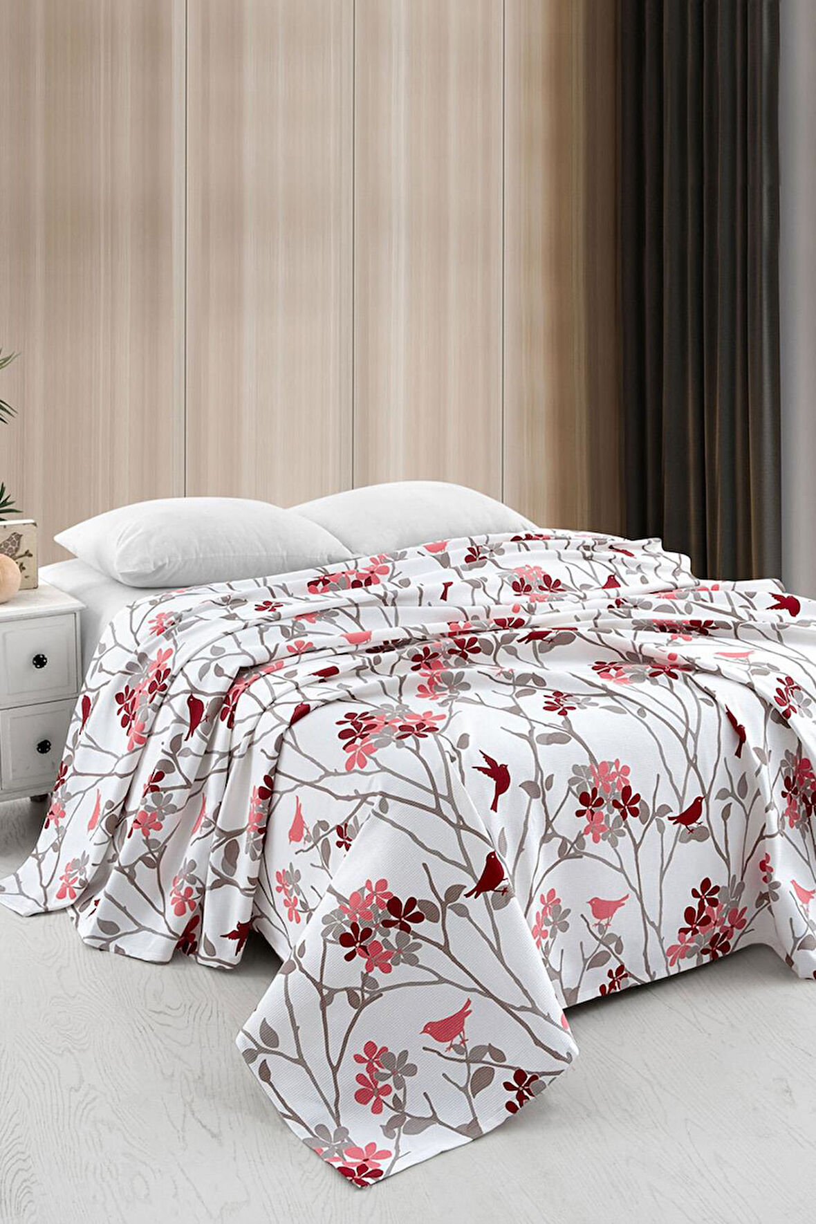 Menderes Home Cotton Collection Pike Çift Kişilik Pike Pure Romance