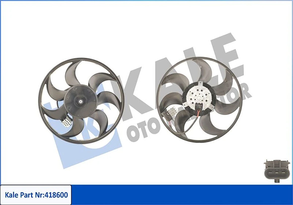 FAN MOTORU PERVANELİ OPEL ASTRA H 2004 ZAFIRA 2005 250W-390MM 1341386 13205947