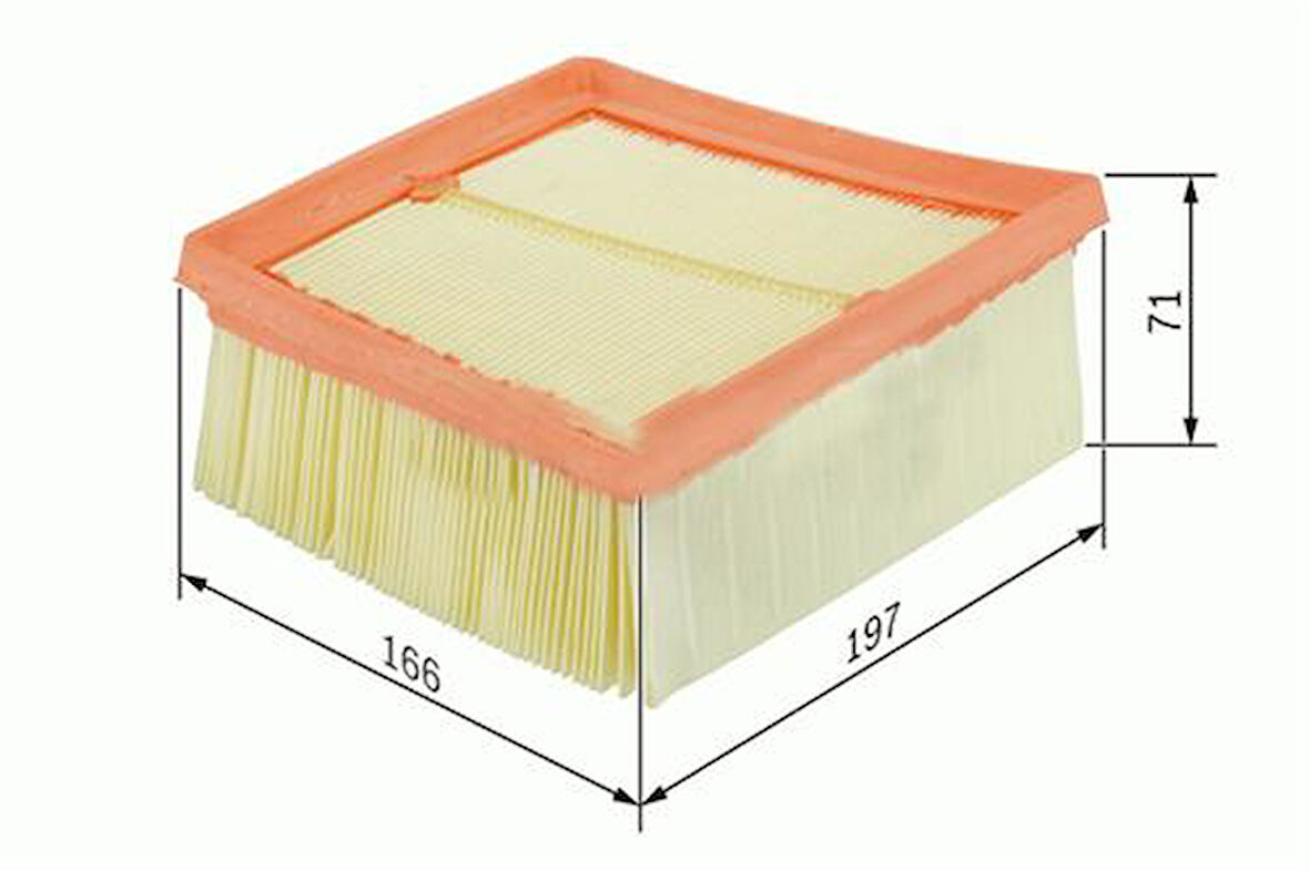 HAVA FİLTRESİ FIESTA 6 2008 BMAX 2012 TRANSİT COURIER 2014 CONNECT 2013FORD ECOSPORT 2013 CN119601AD ET769601AA Y64513Z40A