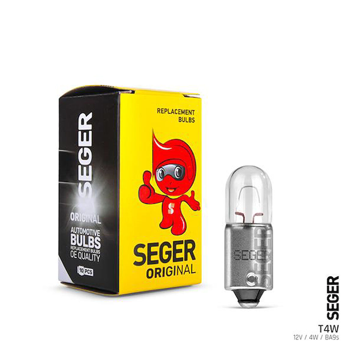 AMPUL T4W 125 4W BA9S 53 STANDART YENİLEME (10 ADET)