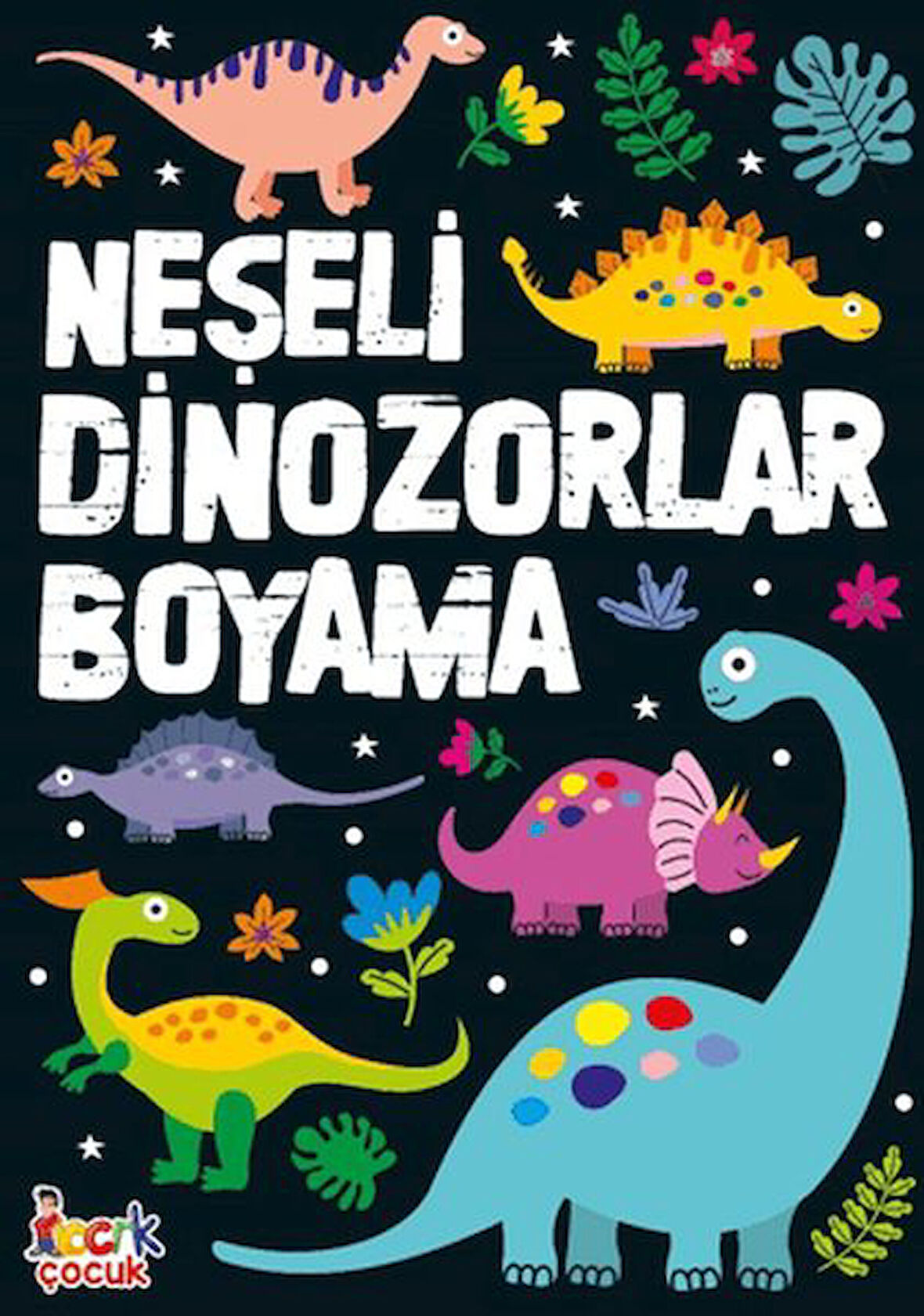 Neşeli Dinozorlar Boyama