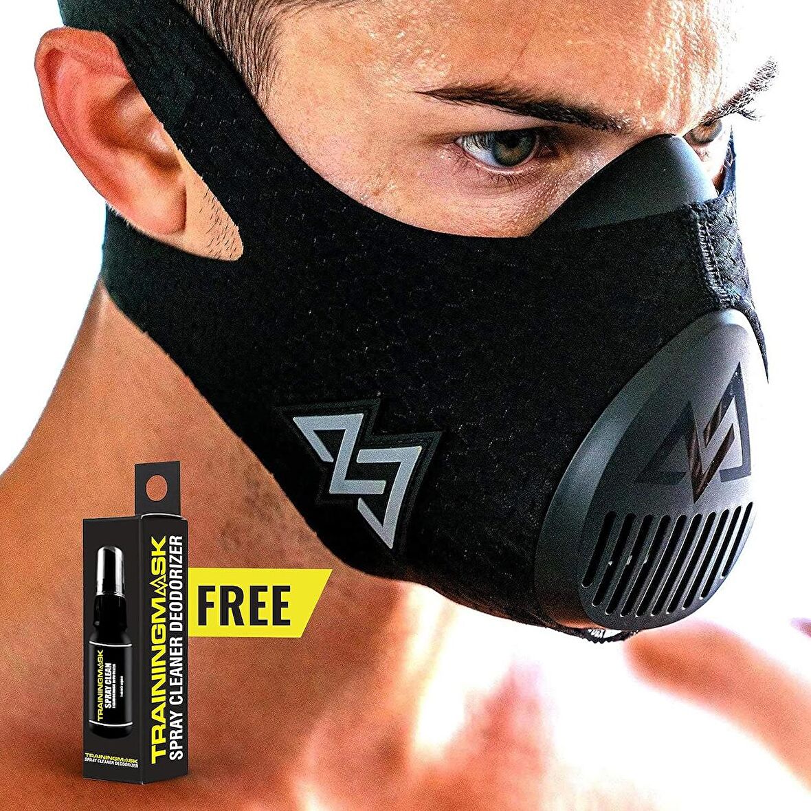 TRAININGMASK Egzersiz Eğitim Maskesi 3.0  - Sprey Temizleme