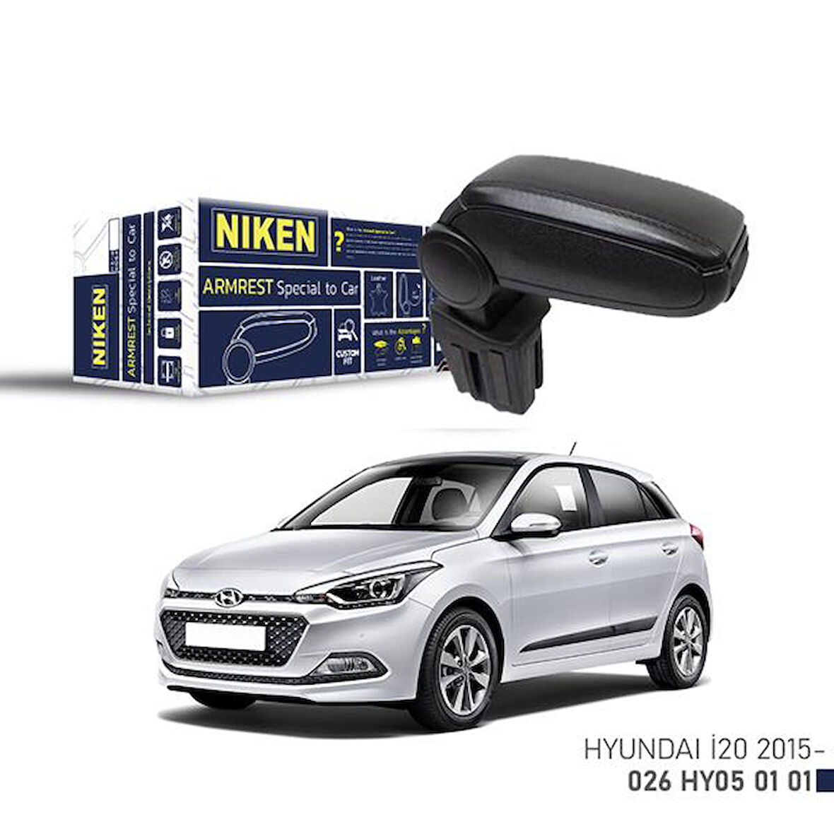 ARACA ÖZEL KOL DAYAMA SİYAH HYUNDAI 120 2015