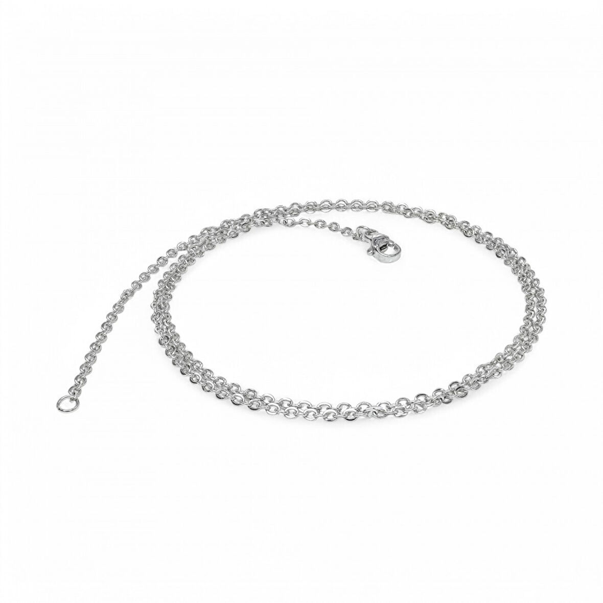  FM Minik Boy Beyaz Çelik Kolye 0.5Mm 3183CEK003 