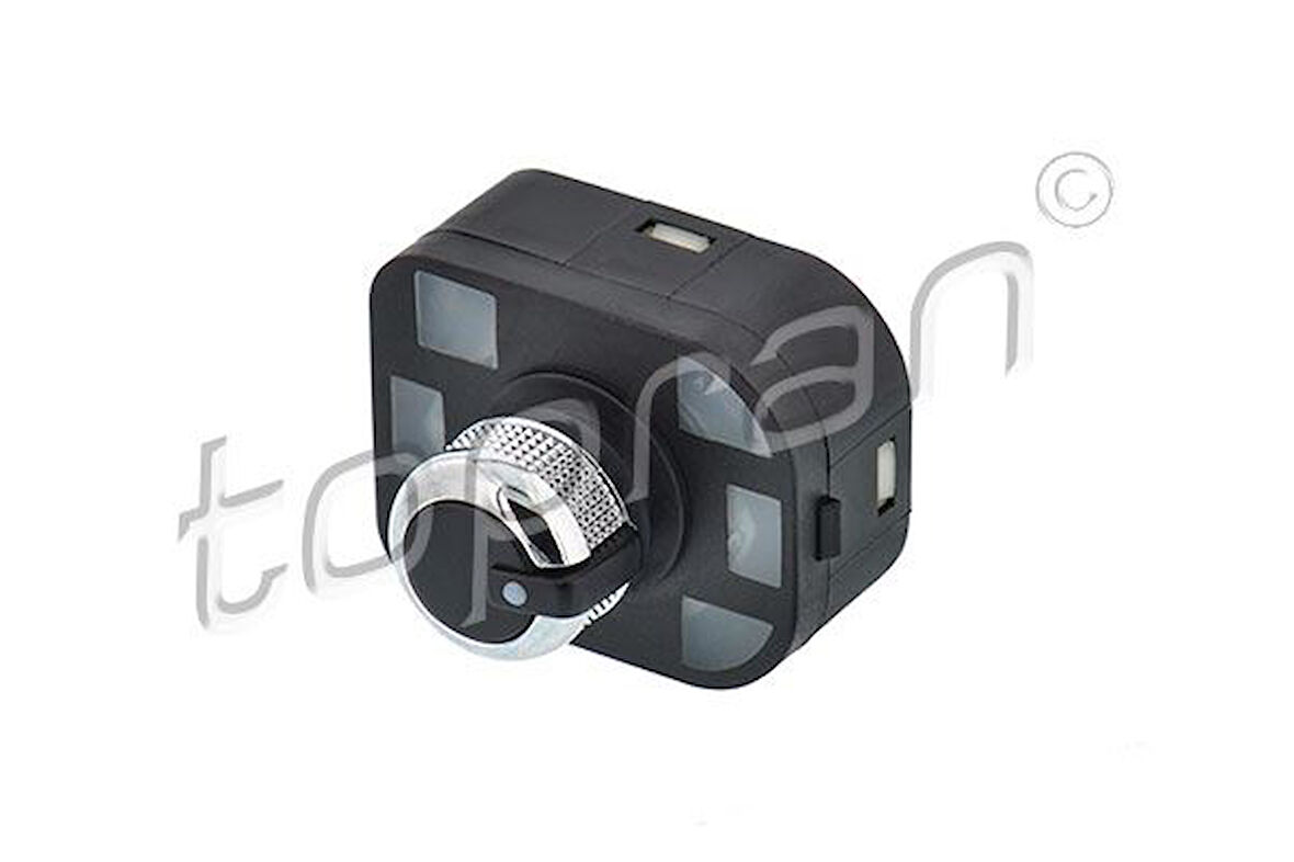 755 AYNA AYAR KUMANDA DÜĞMESİ ISITMALI SİYAH-5PR A3-A6-A8-Q7 4F0959565 4F0959565A