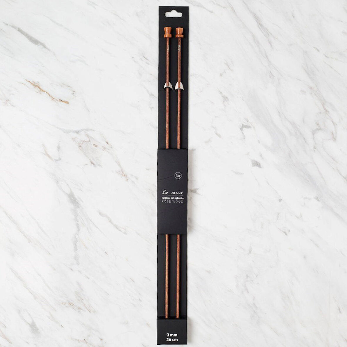 La Mia Rosewood 3 mm 36 cm Ahşap Örgü Şişi