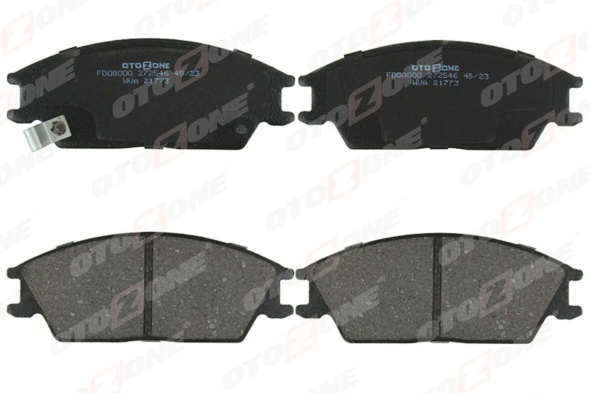 ÖN FREN BALATA HYUNDAI ACCENT 1.3L 1.5L 1.6L BENZINLI 1.5L CRDI DIZEL 1995-2005 / GETZ 1.1L 1.3L 1.4L BE NZINLI 1.5L CRDI DIZEL 2002-2009 / EXCEL 1990-1995 / SCOUPE 1992-1996 581011CA10 5810122A10 5810124C00