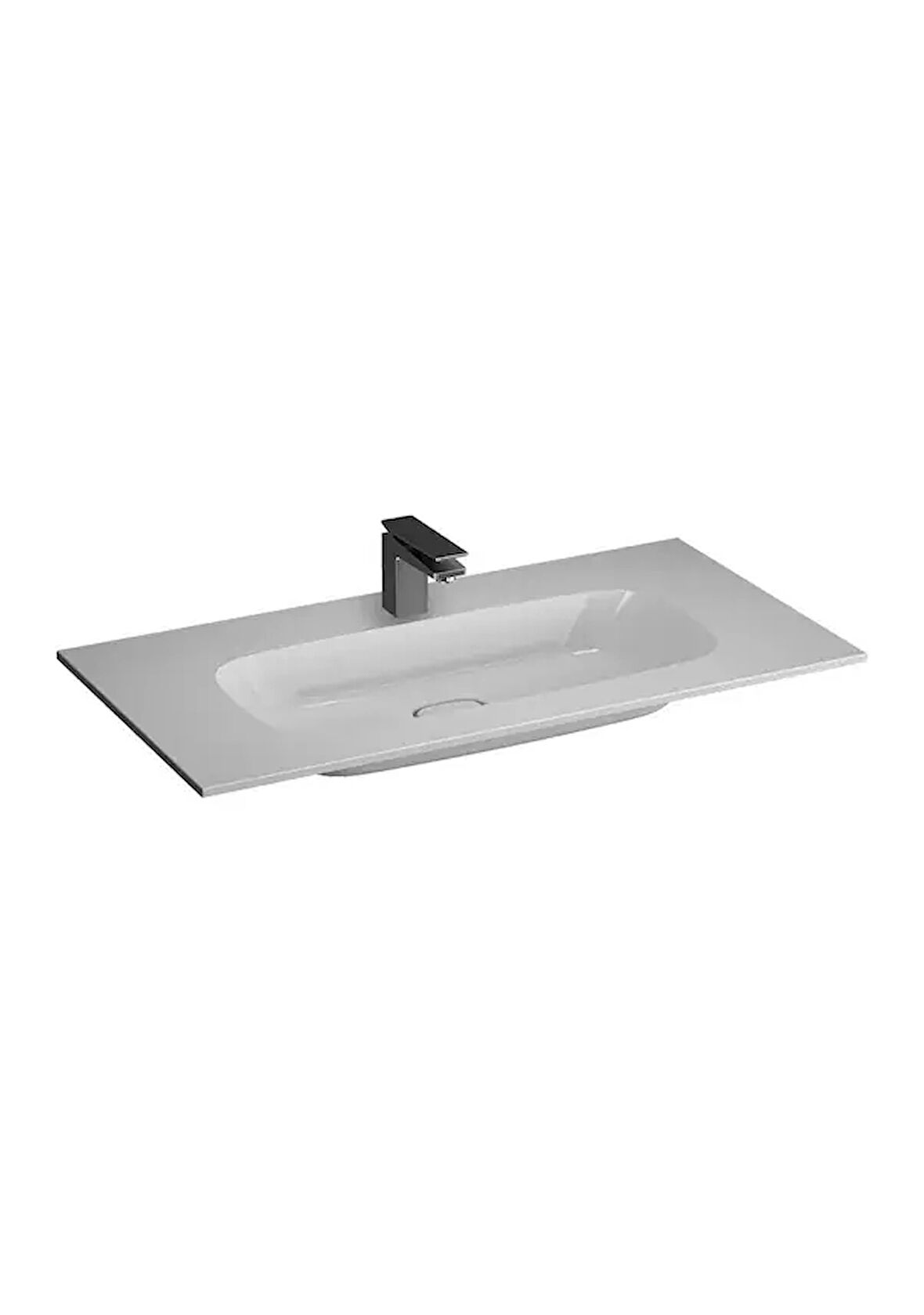 Vitra Metropole Infinit Etajerli Lavabo 100 CM Beyaz M58000018002