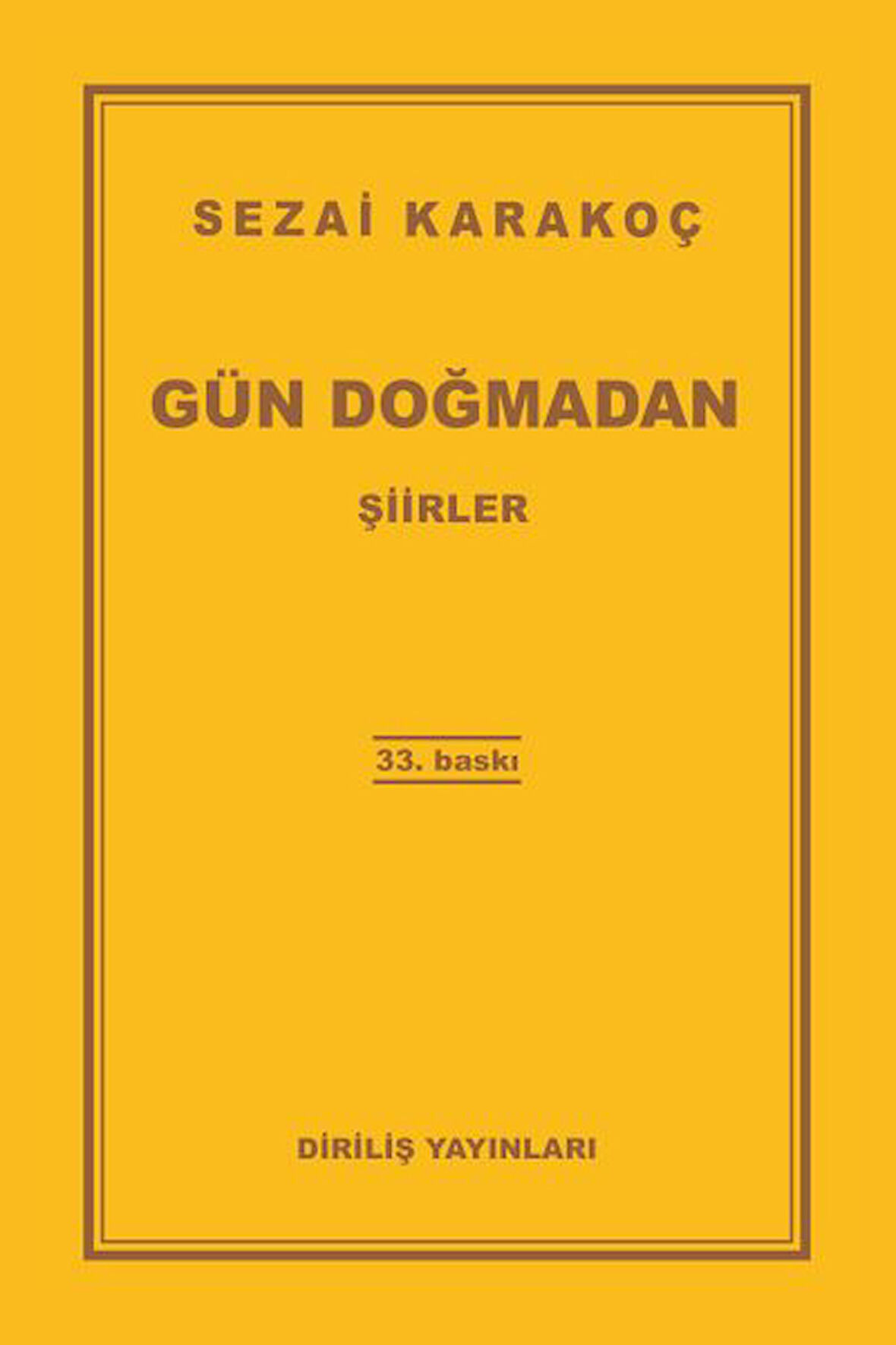 Gün Doğmadan