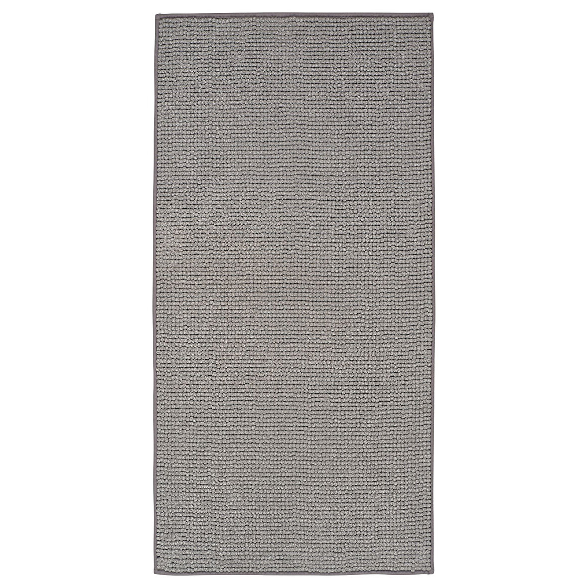 Banyo paspası, gri-beyaz, 60x120 cm