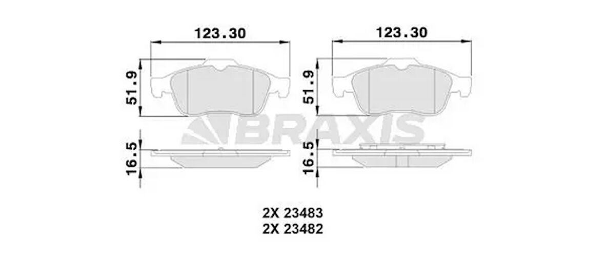 ARKA FREN BALATASI CONNECT 1.8TDCI 02 / LAGUNA II III LATITUDE ESPACE IV VECTRA C NISSAN PRIMERA