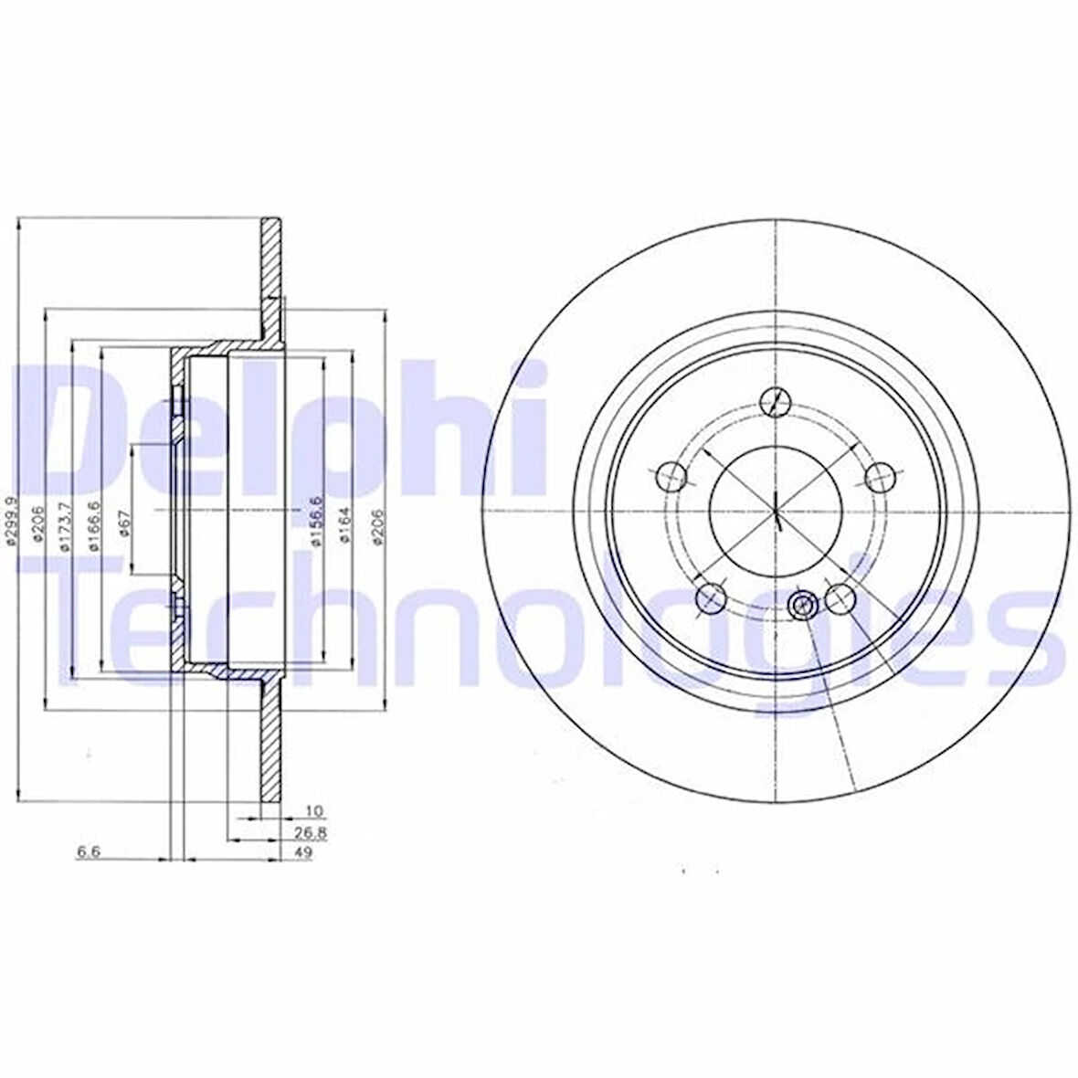 FREN DISKI ARKA MERCEDES W204 S204 C204 C207 A207 A2044231512