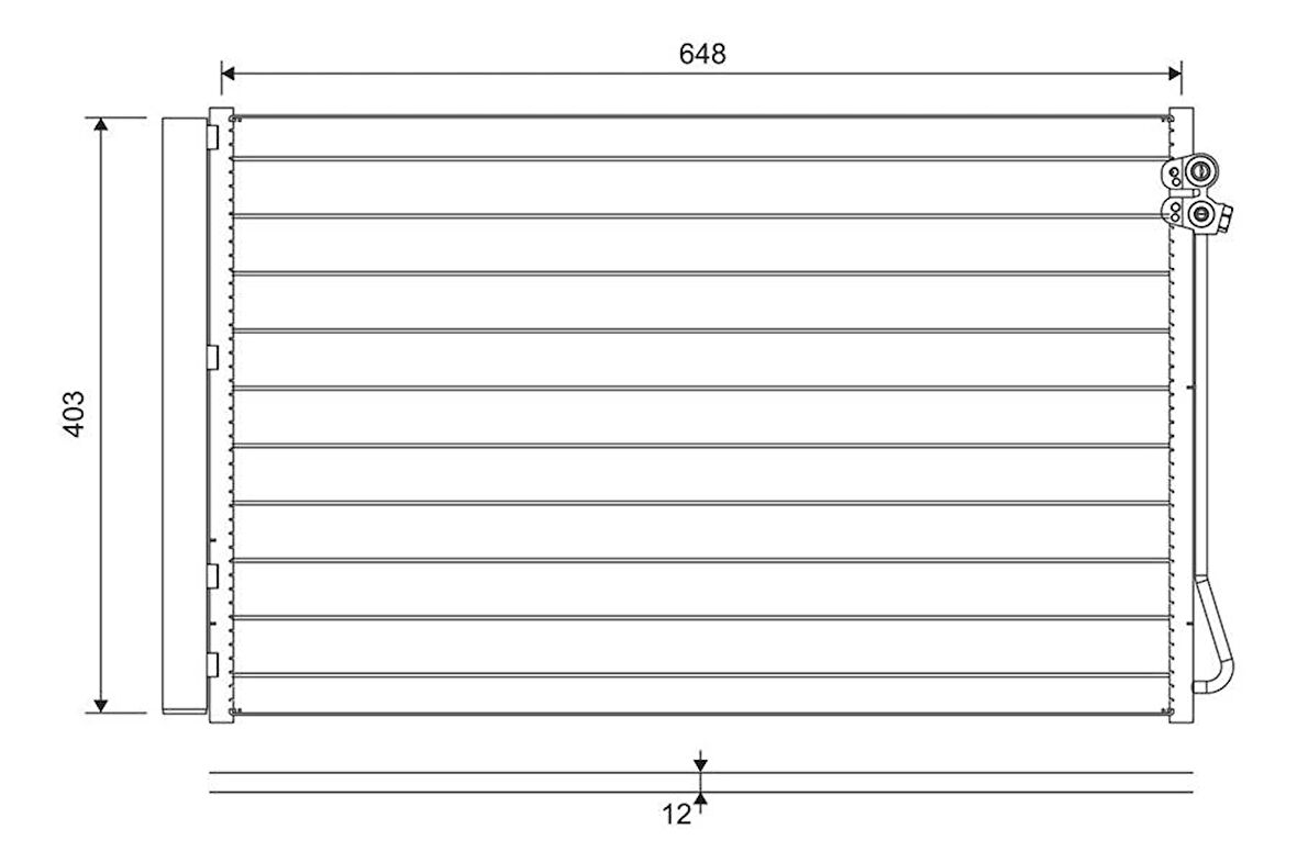 KLIMA RADYATORU MERCEDES W447 B907 B910 A4478350070