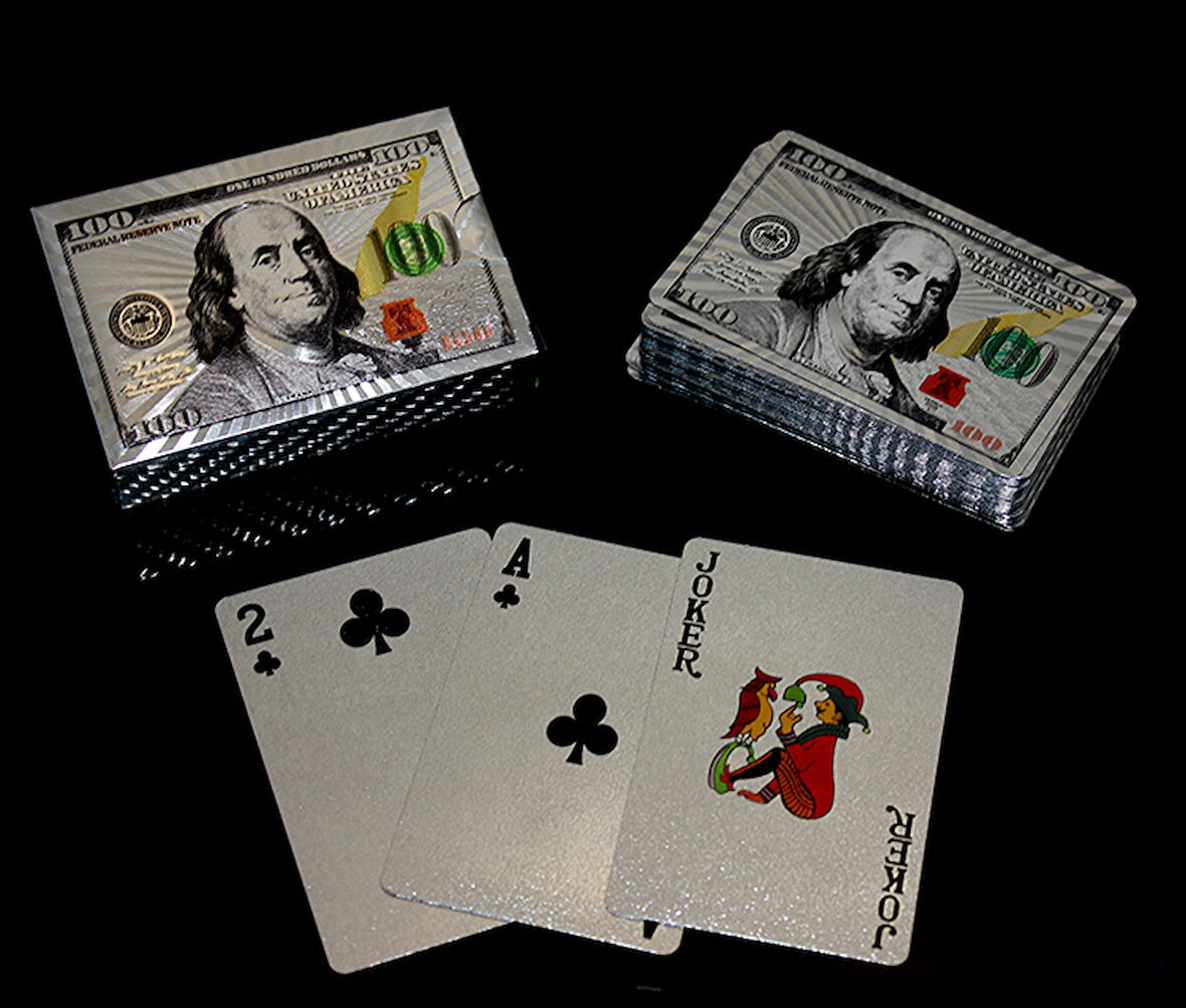 Gümüş Dolar Oyun Kartı 