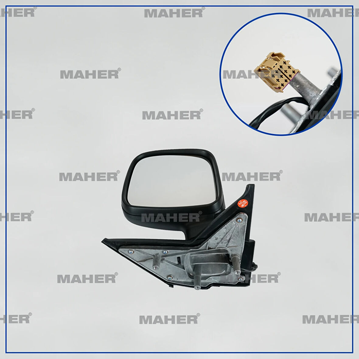 AYNA DIŞ DİKİZ TRANSPORTER T5 2004-2010 ELEKTRİKLİ, ISITMALI SAĞ 7H1857508P9B9