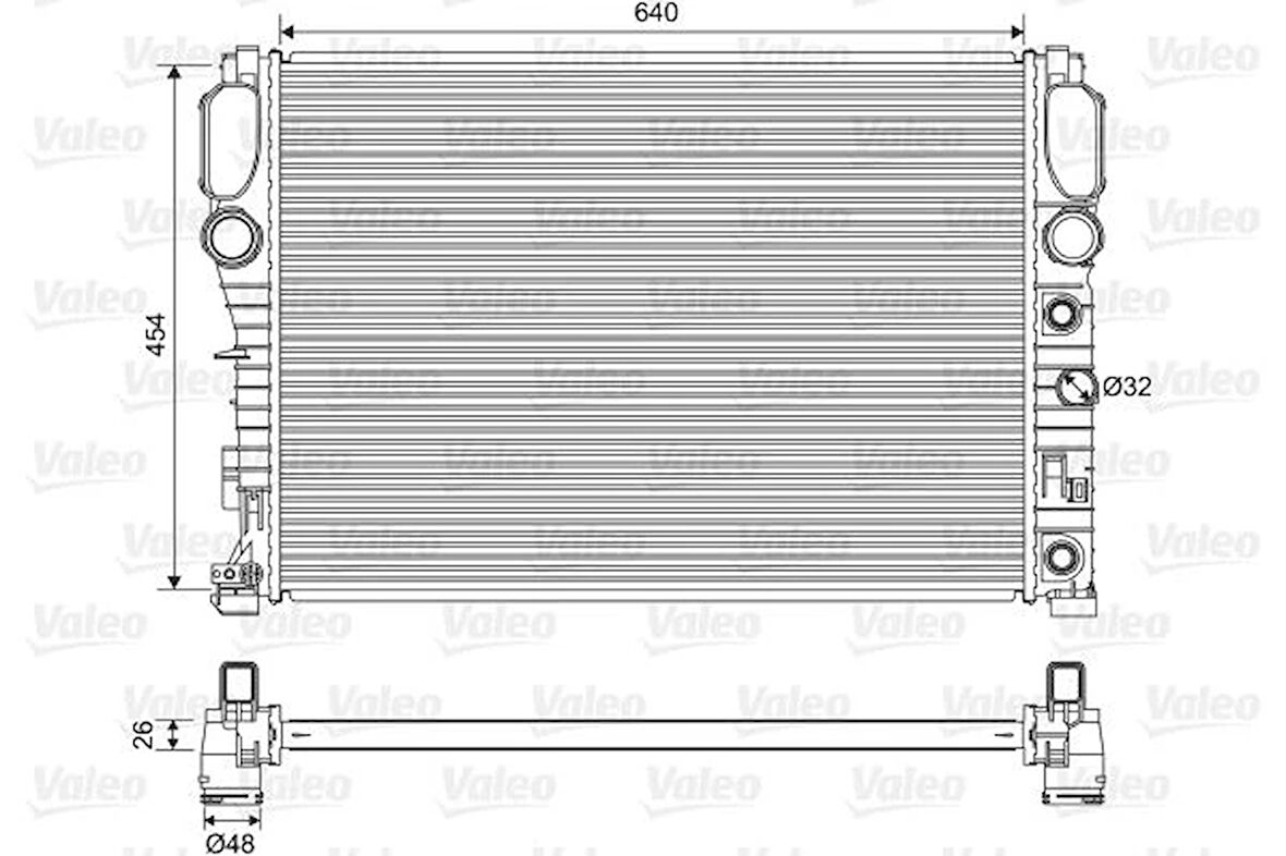 MOTOR SU RADYATORU MERCEDES M272 OM646 C219 W211 S211 A2115001302