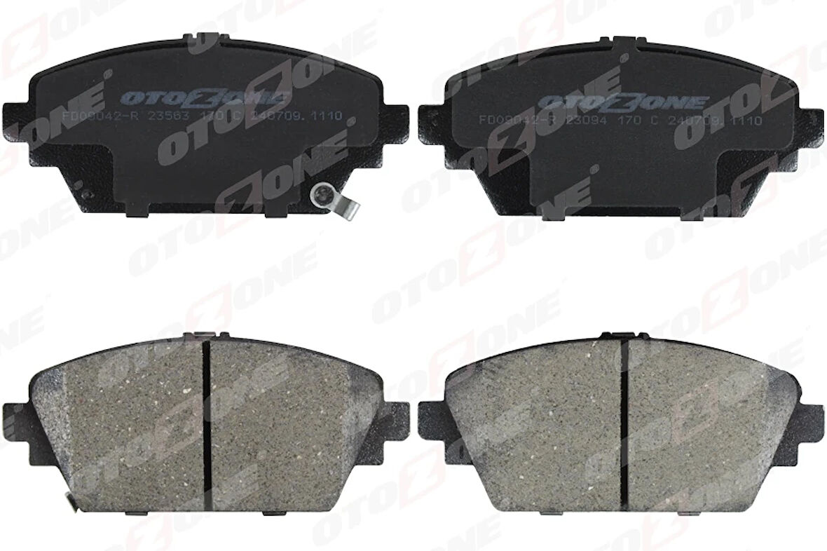 ÖN FREN BALATA NISSAN PRIMERA 1.6L 2.0L QG16 QR20 P12 03- AŞINMA IKAZ KONTAĞI MEVCUT - ŞIMLI 410604U126 410604U125 41060AV125