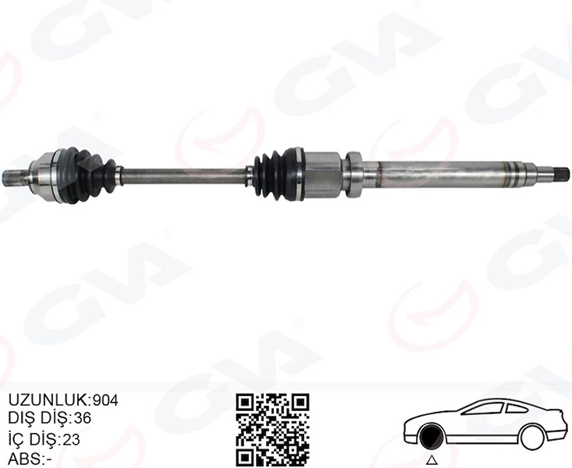 ON AKS KOMPLE SAG FOCUS 2 1.6- 1.8 TI 2004-2011 C MAX 1.6 1.8 TI 2005-2011 BENZINLI VOLVO S40 2 1.6 2005-2012 550 1.6 2005-2012 9M513B436BB 9M513B436BA 1726946