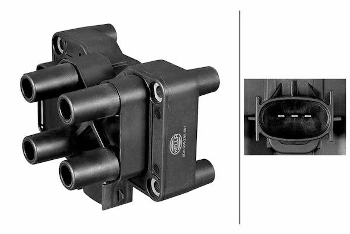 ATEŞLEME BOBİNİ FOCUS CMAX 1.6-1.8-2.0 165-2001 FUSION 1.4-1.6-KA 1.31-MONDEO 2 2004FIESTA MAZDA 2 988F12029AD 1066102