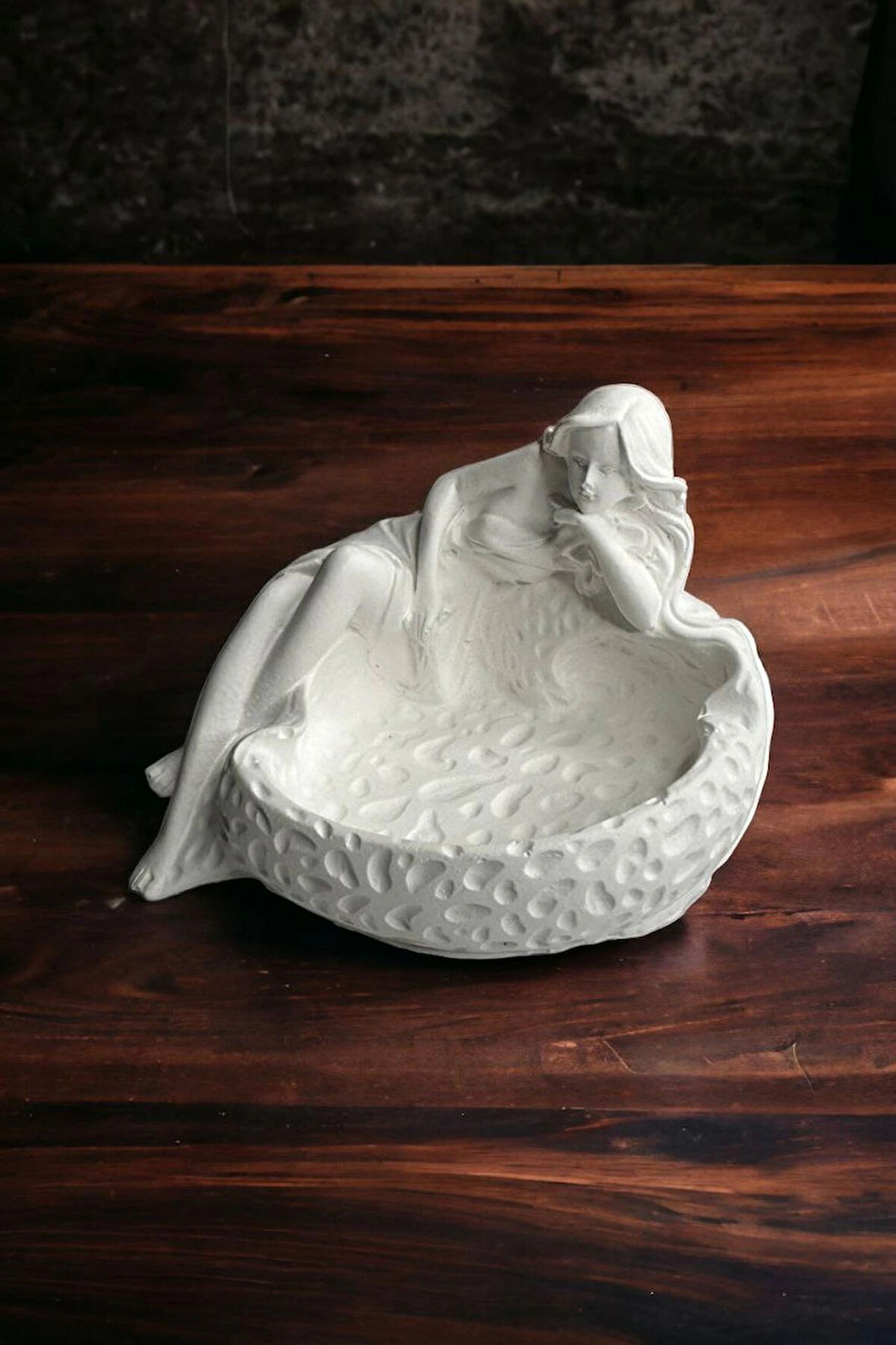 Dekoratif Deniz Kızı Küllük 14x12x9cm