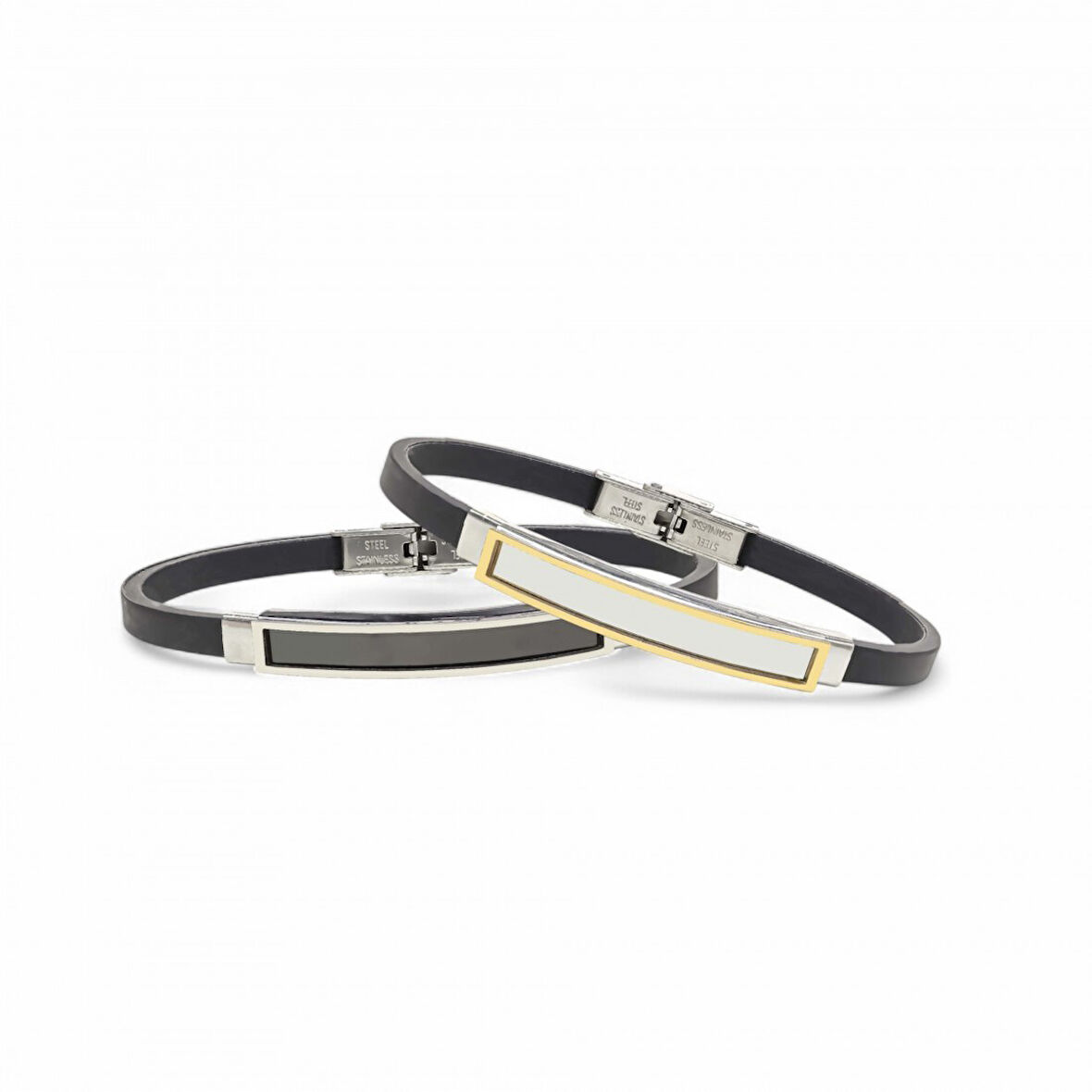  FM İsim Yazılabilir Kişiselleştirilebilir Çelik Bileklik 3183SCB011 