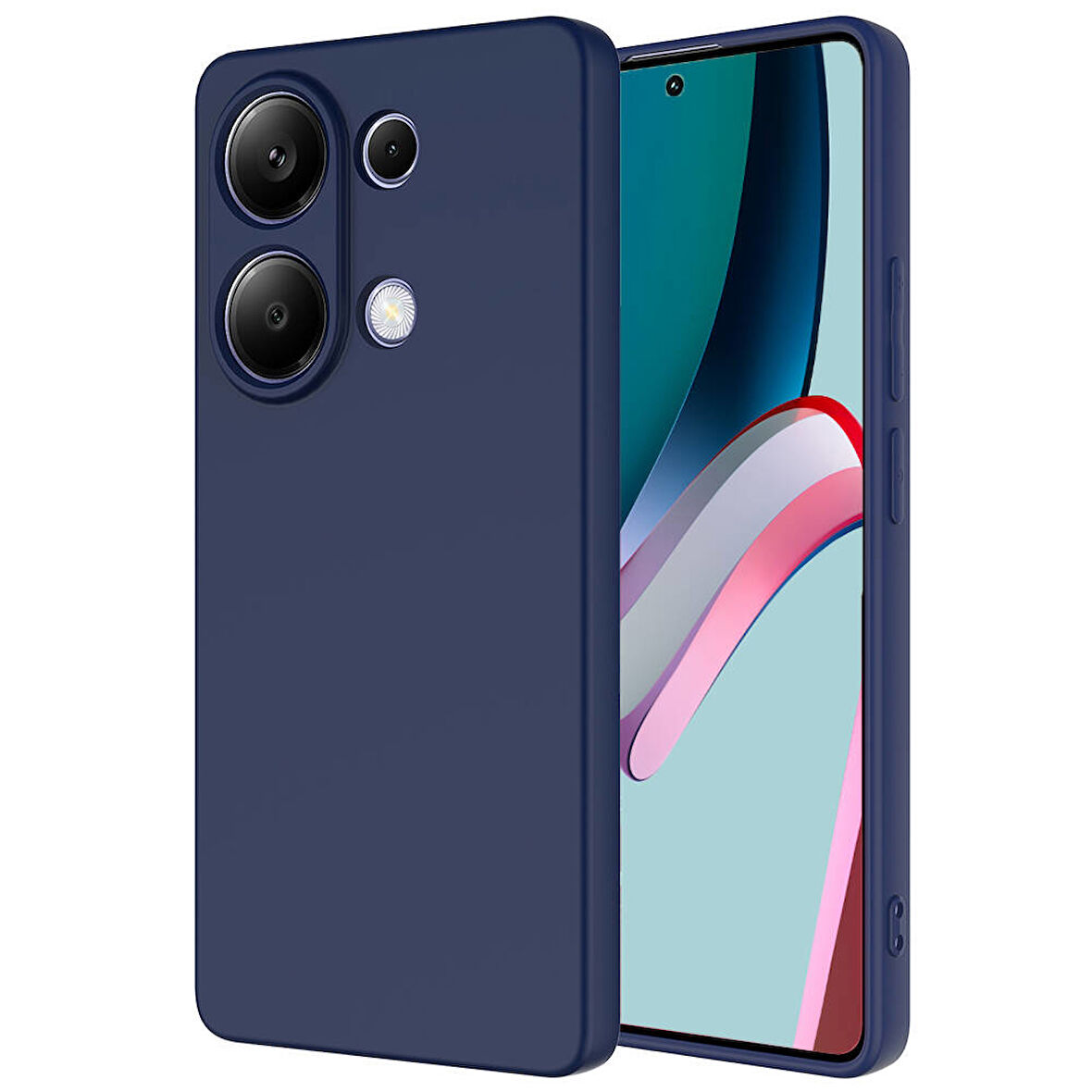 Xiaomi Poco M6 Pro 4G ile Uyumlu Kılıf Içi Kadife Lansman Tasarım Telefon Kılıfı Kapak