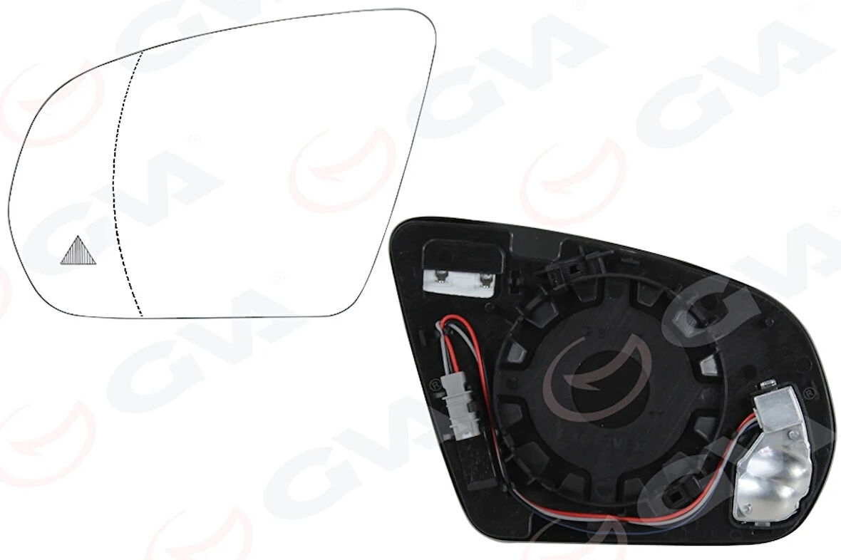 DIS DIKIZ AYNA CAMI SOL MERCEDES W205 W213 W222 ELEKTRIKLI. KOR NOKTA UYARILI A0998100516