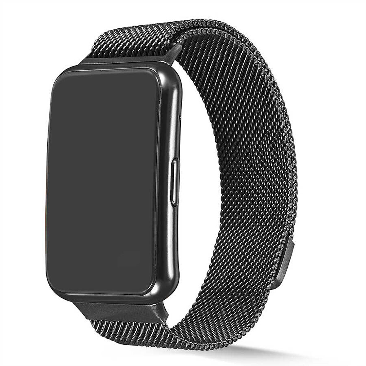 Huawei Watch Fit ile Uyumlu Metal Tel-Örgü işlemeli Kordon